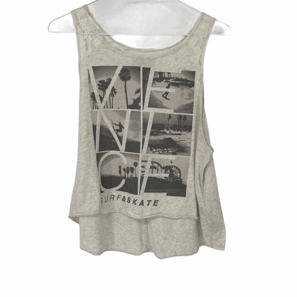 Hollister Venice Beach graphic cropped tank top